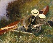 John Singer Sargent An Out of Doors Study Spain oil painting artist